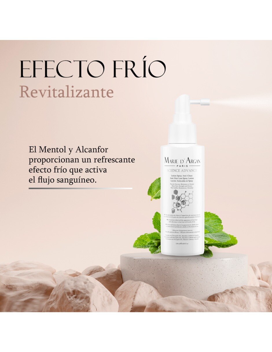 Tónico hidratante lotion spray anti chute Marie D' Argan