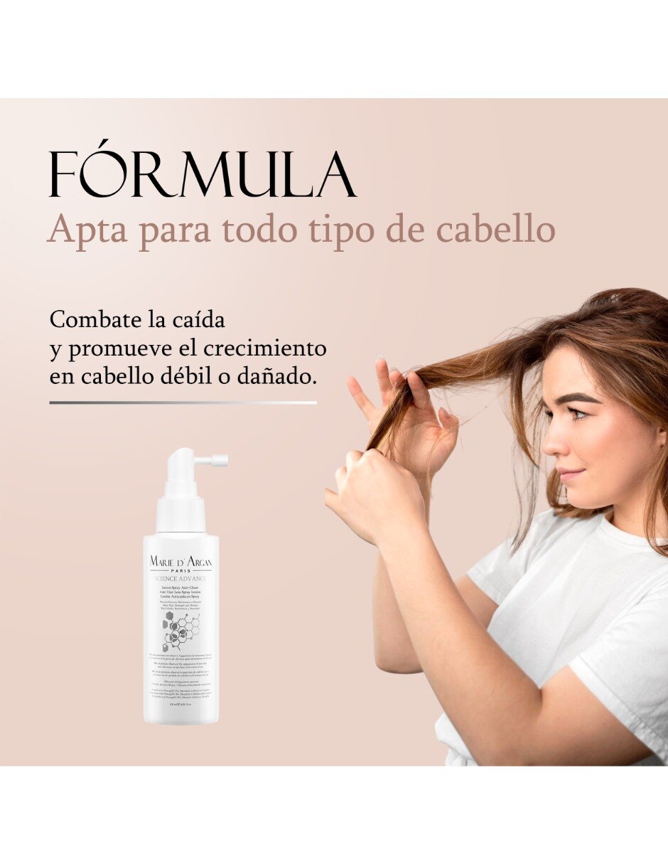 Tónico hidratante lotion spray anti chute Marie D' Argan