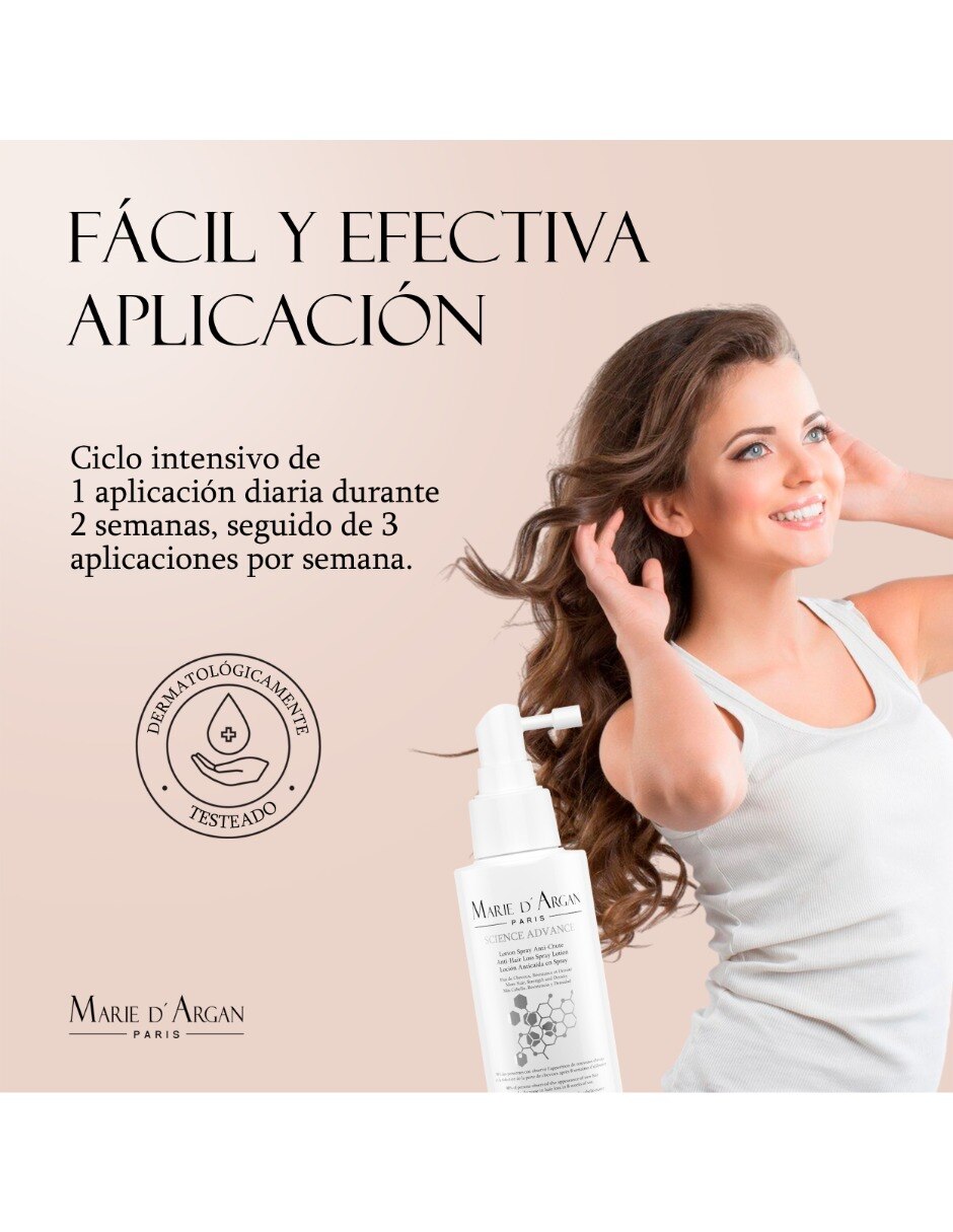 Tónico hidratante lotion spray anti chute Marie D' Argan