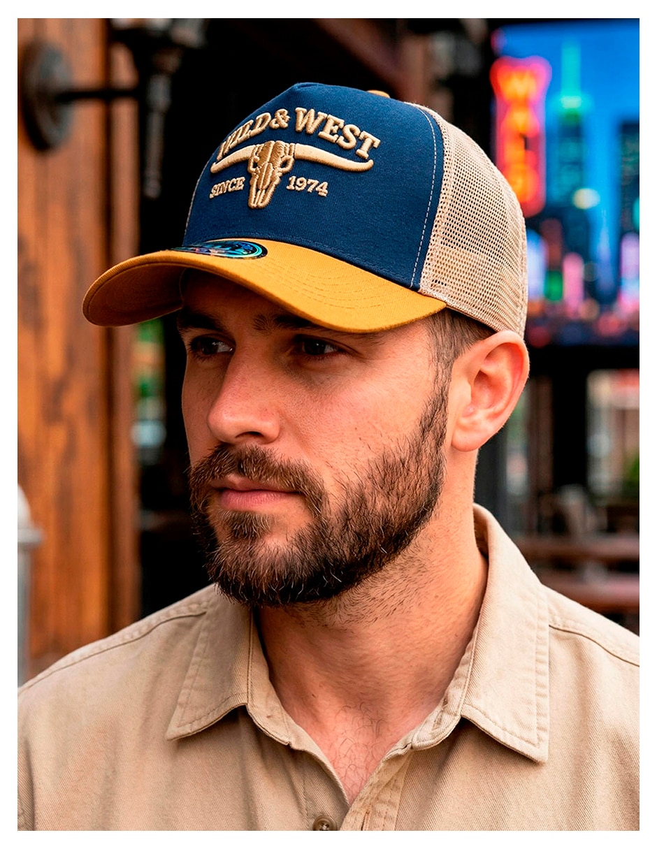 Gorra visera curva snapback para casual knite para hombre