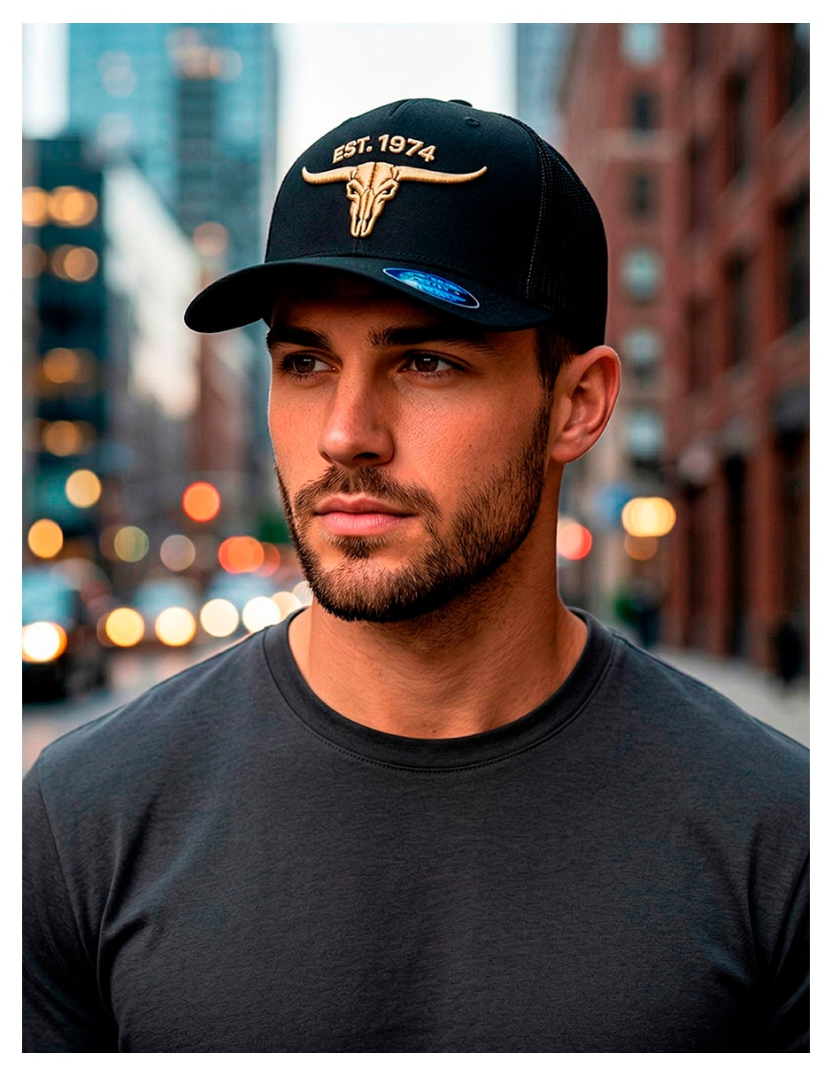 Gorra visera curva snapback para casual knite para hombre