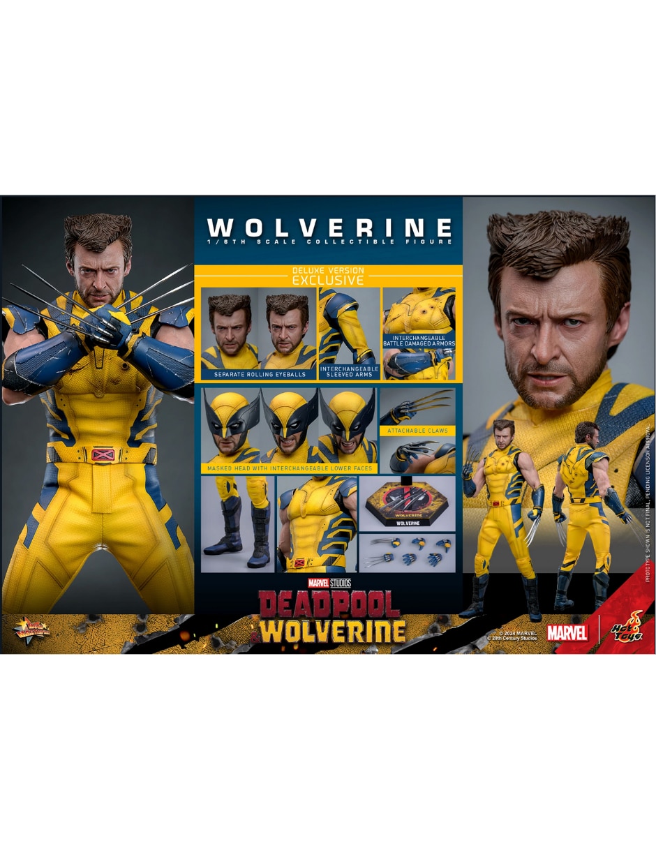 Figura de colección articulada Marvel Wolverine especial Hot toys
