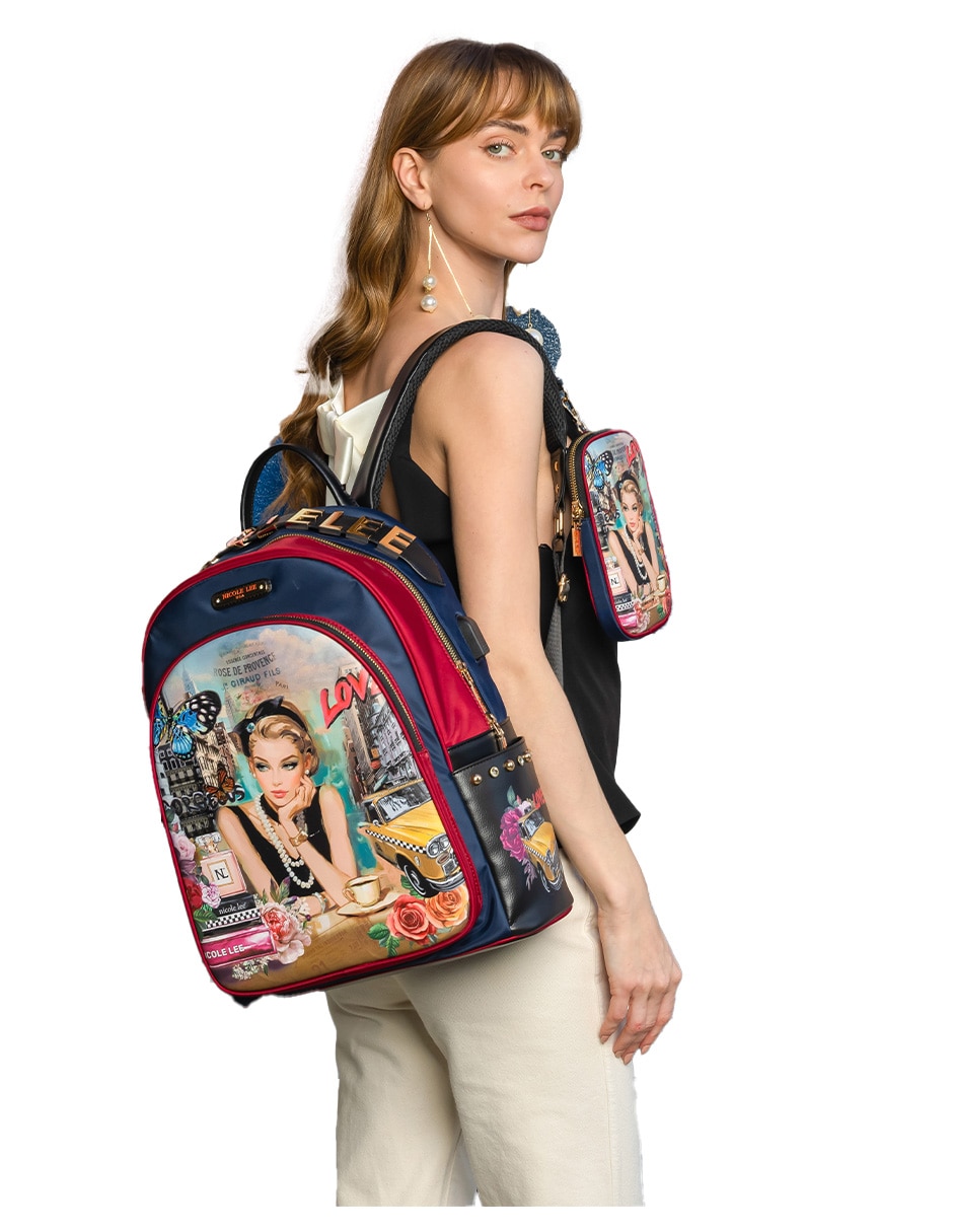Backpack Nicole Lee Sabina Imagines para mujer