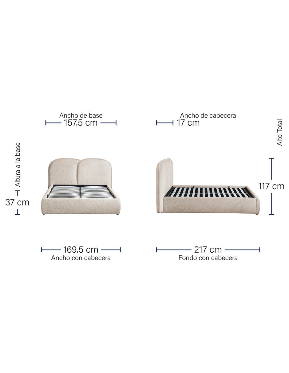Cama Islandia Brum matrimonial