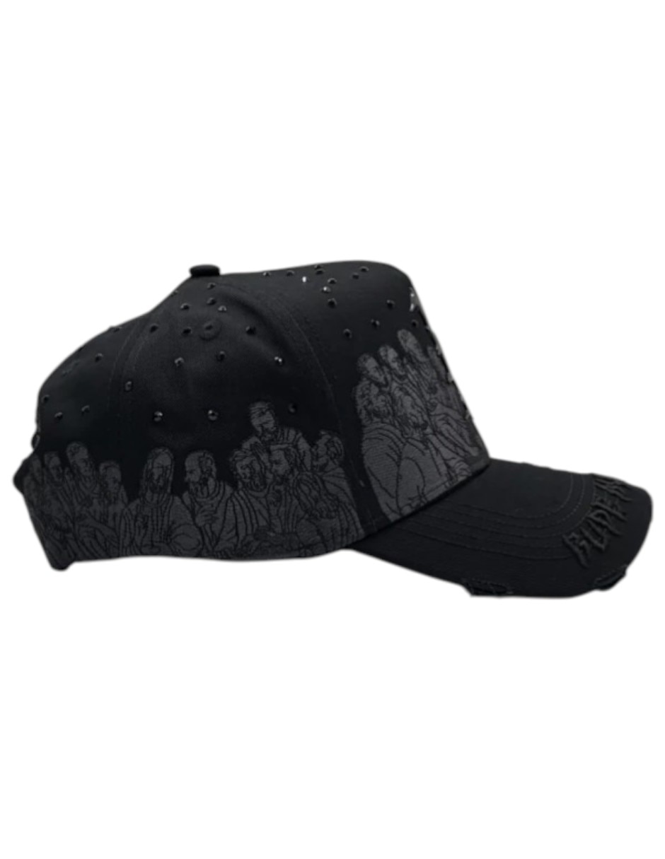 Gorra visera curva snapback casual Rude La Ultima Cena para hombre