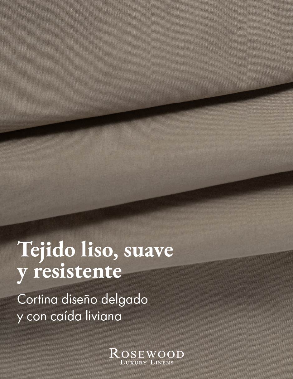 Cortina doble black out Rosewood