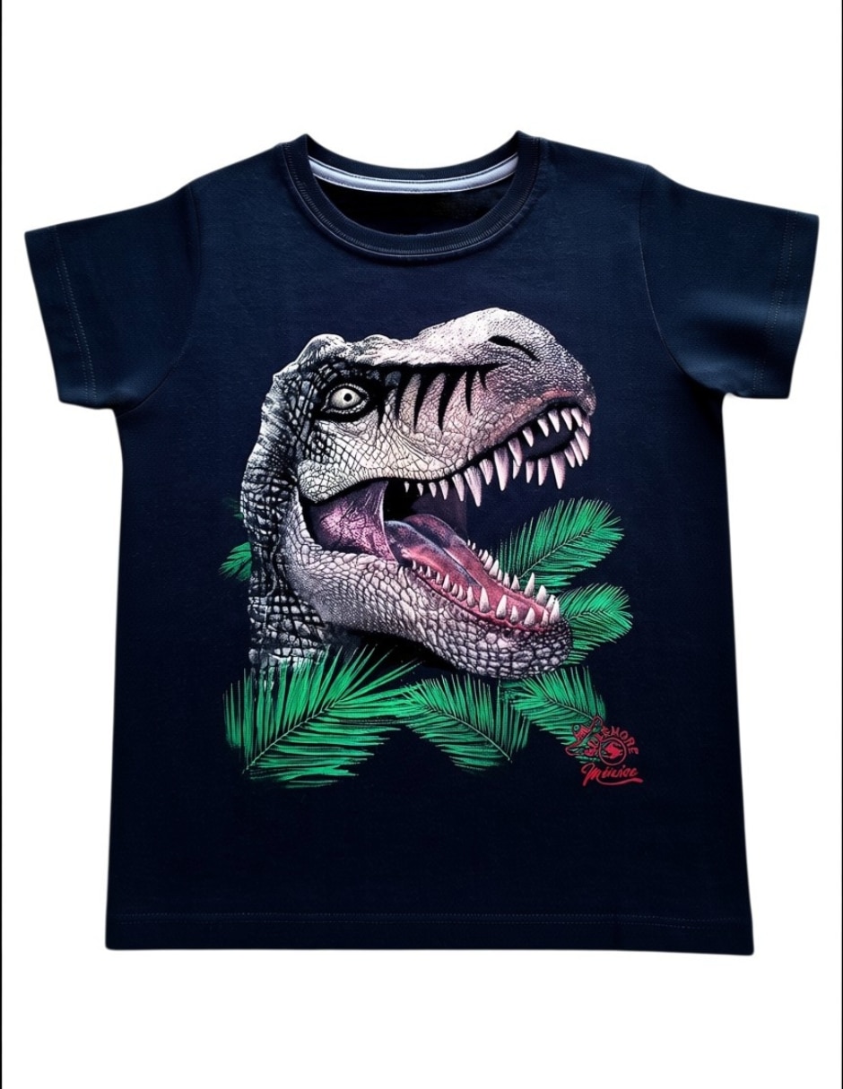 Playera Gromo T-rex manga corta unisex