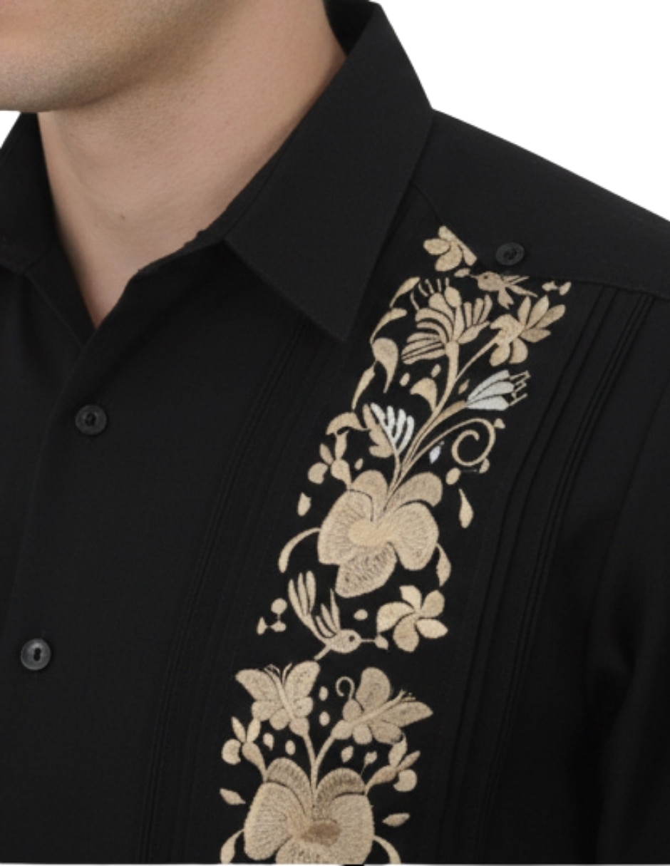 Guayabera manga Larga TEYA ARTESANAL para