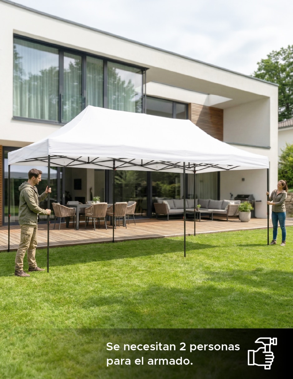 Carpa ancho 6 M x largo 3 M 2