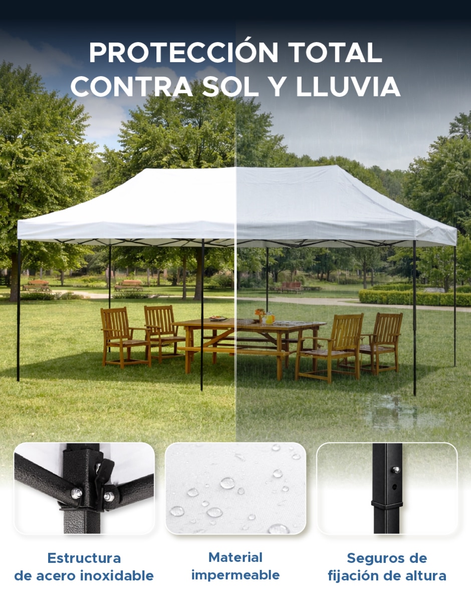 Carpa ancho 6 M x largo 3 M 6