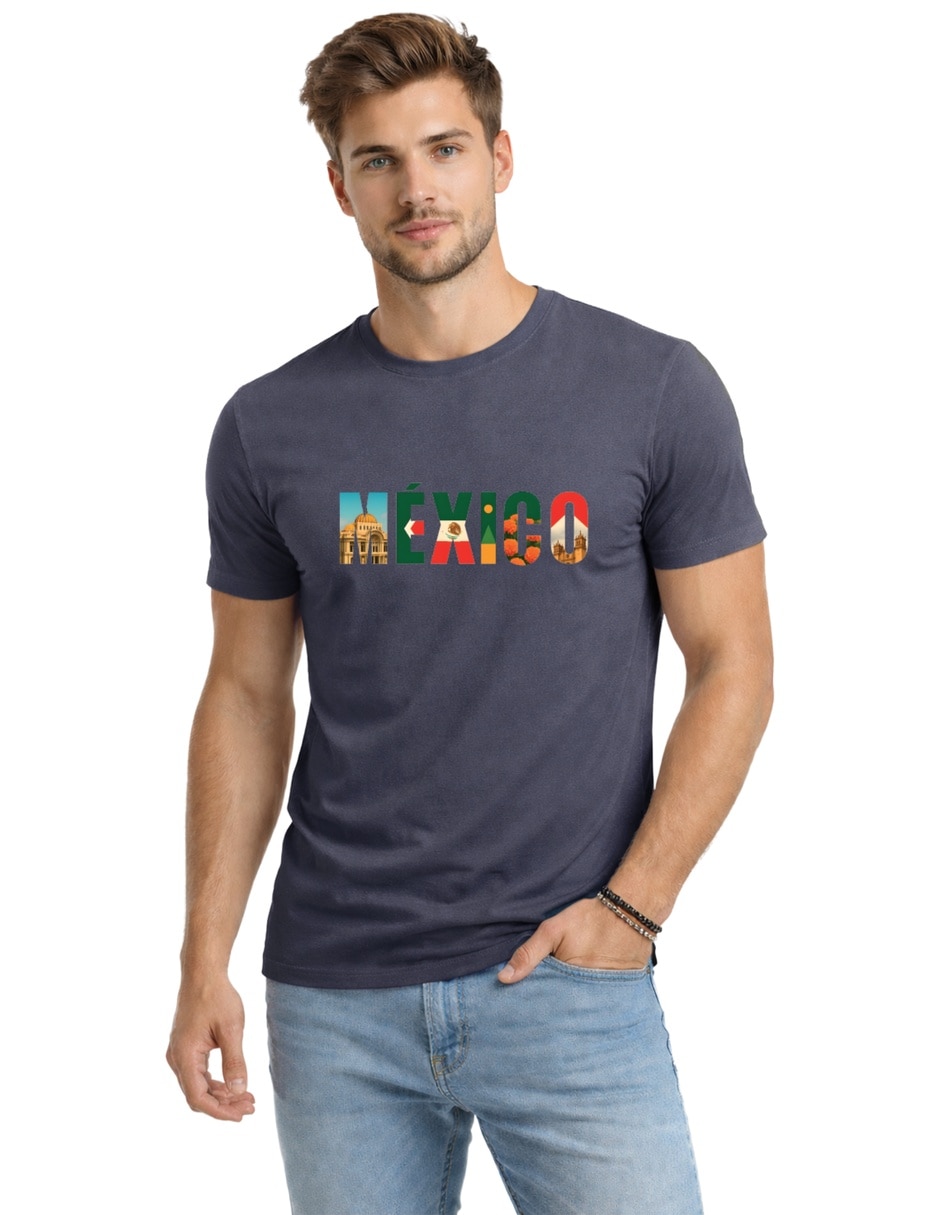 Playera Voltaica cuello redondo para hombre