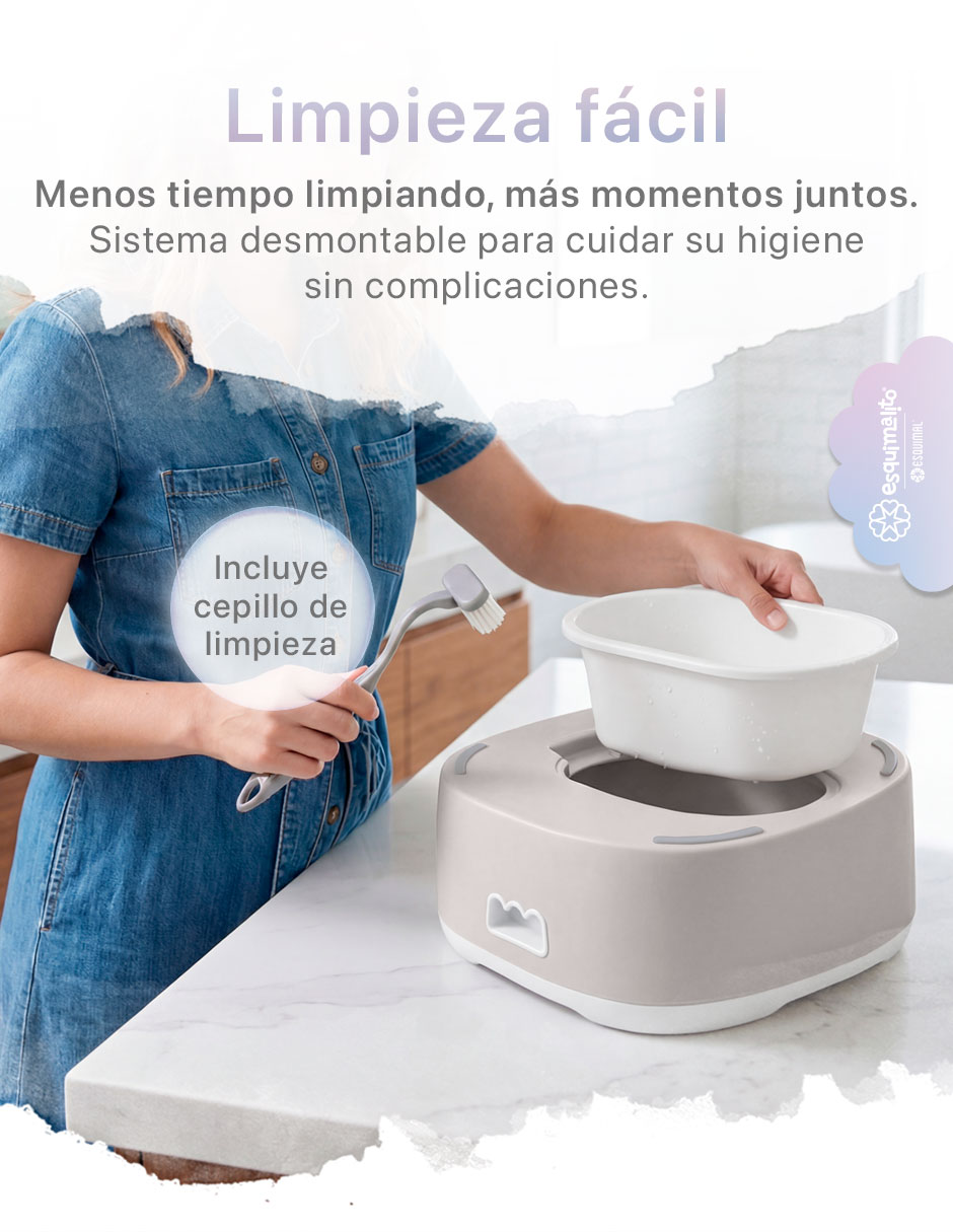 Entrenador de baño con escalón Esquimal 3 en 1 Asiento Reductor Banquito