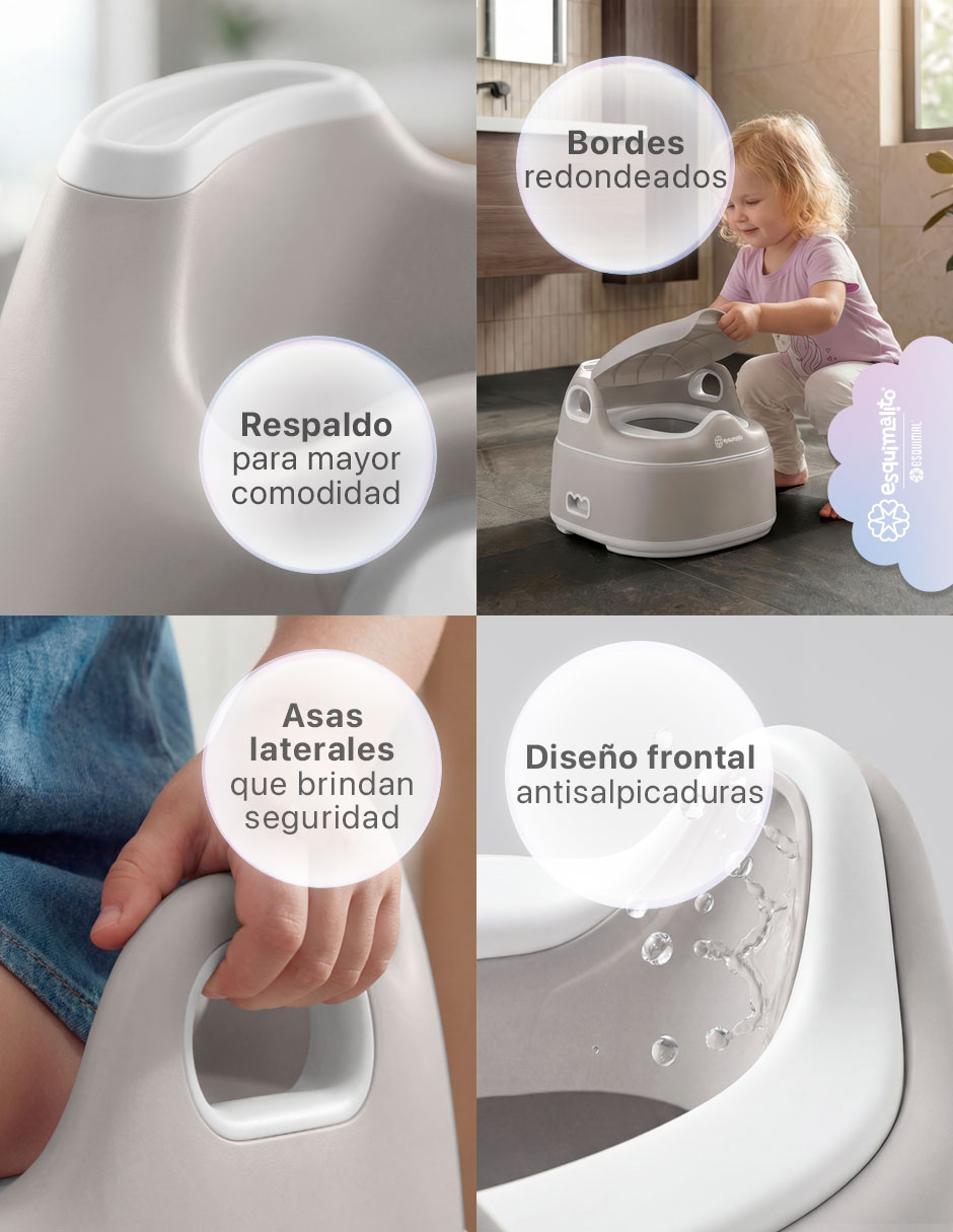 Entrenador de baño con escalón Esquimal 3 en 1 Asiento Reductor Banquito