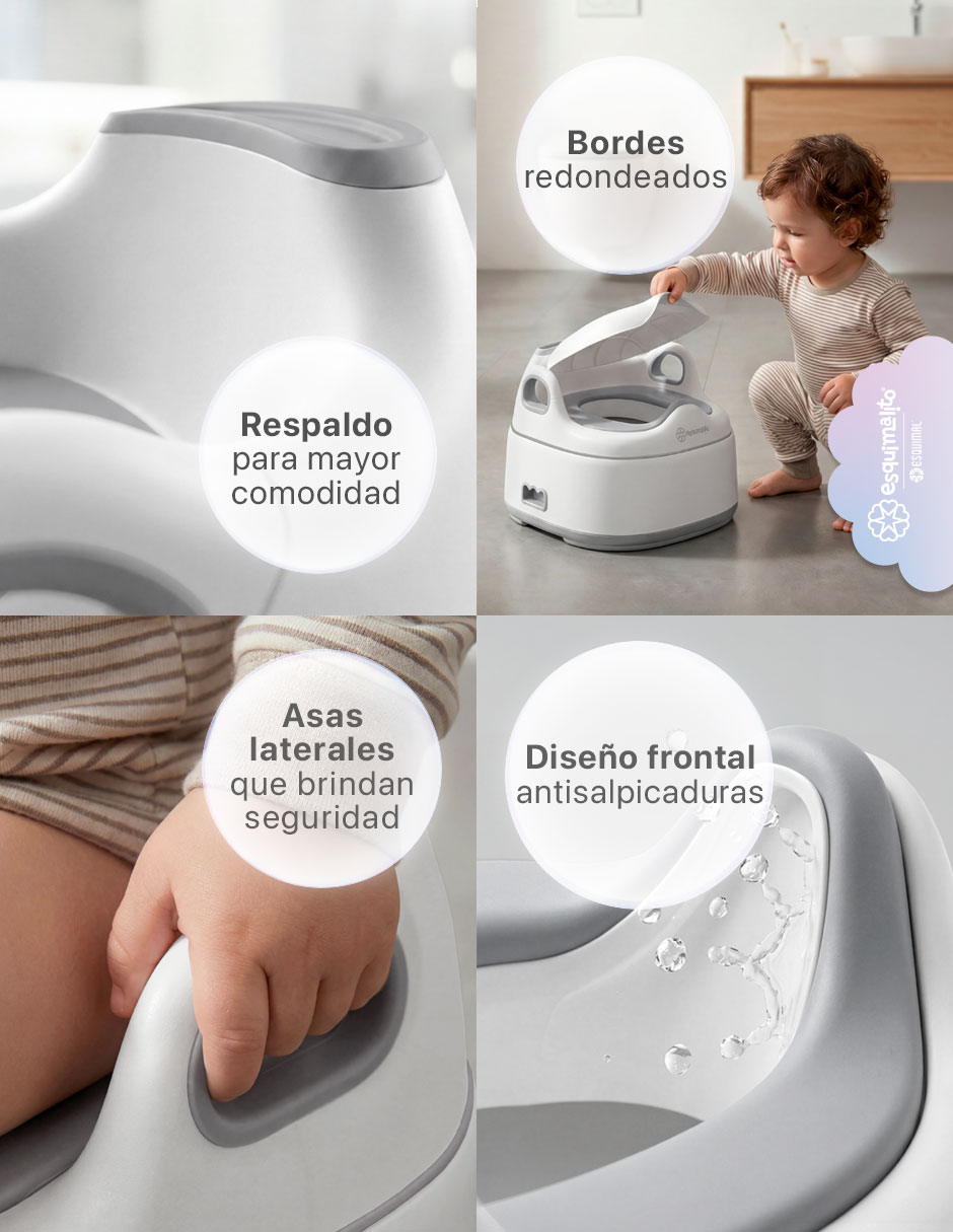 Entrenador de baño con escalón 3 en 1 Asiento Reductor Banquito 2