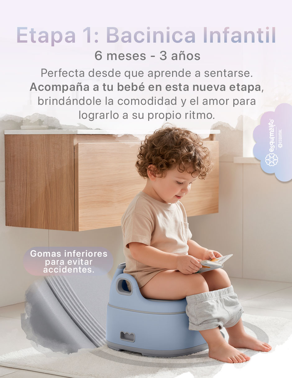 Entrenador de baño con escalón 3 en 1 Asiento Reductor Banquito 5