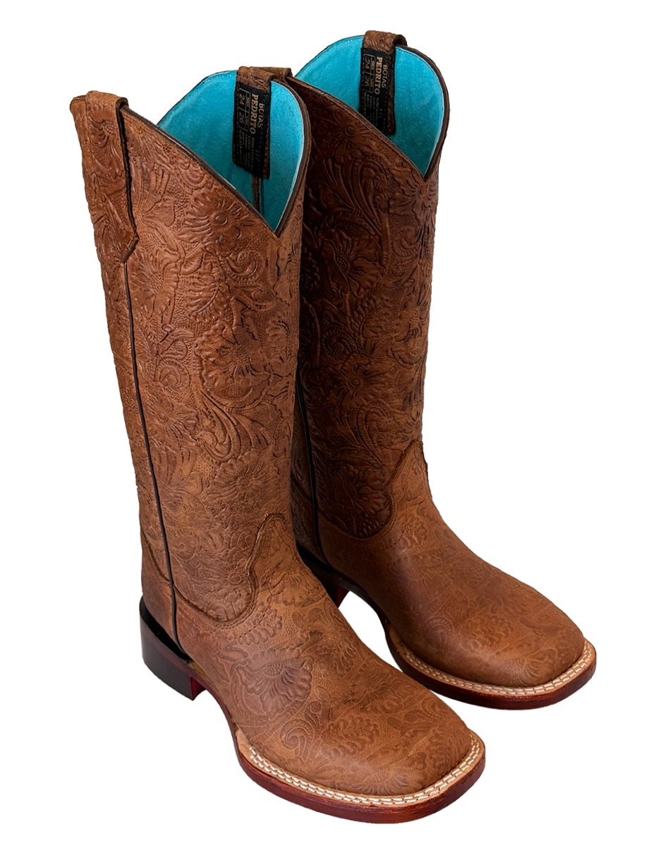 Bota cowboy abajo de la rodilla Bdp Botas De Pedro de piel para mujer