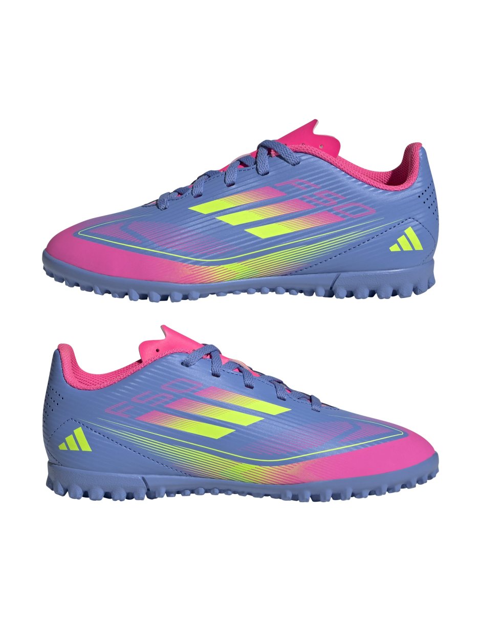 Tenis Adidas F50 Club Tf J de unisex para Fœtbol