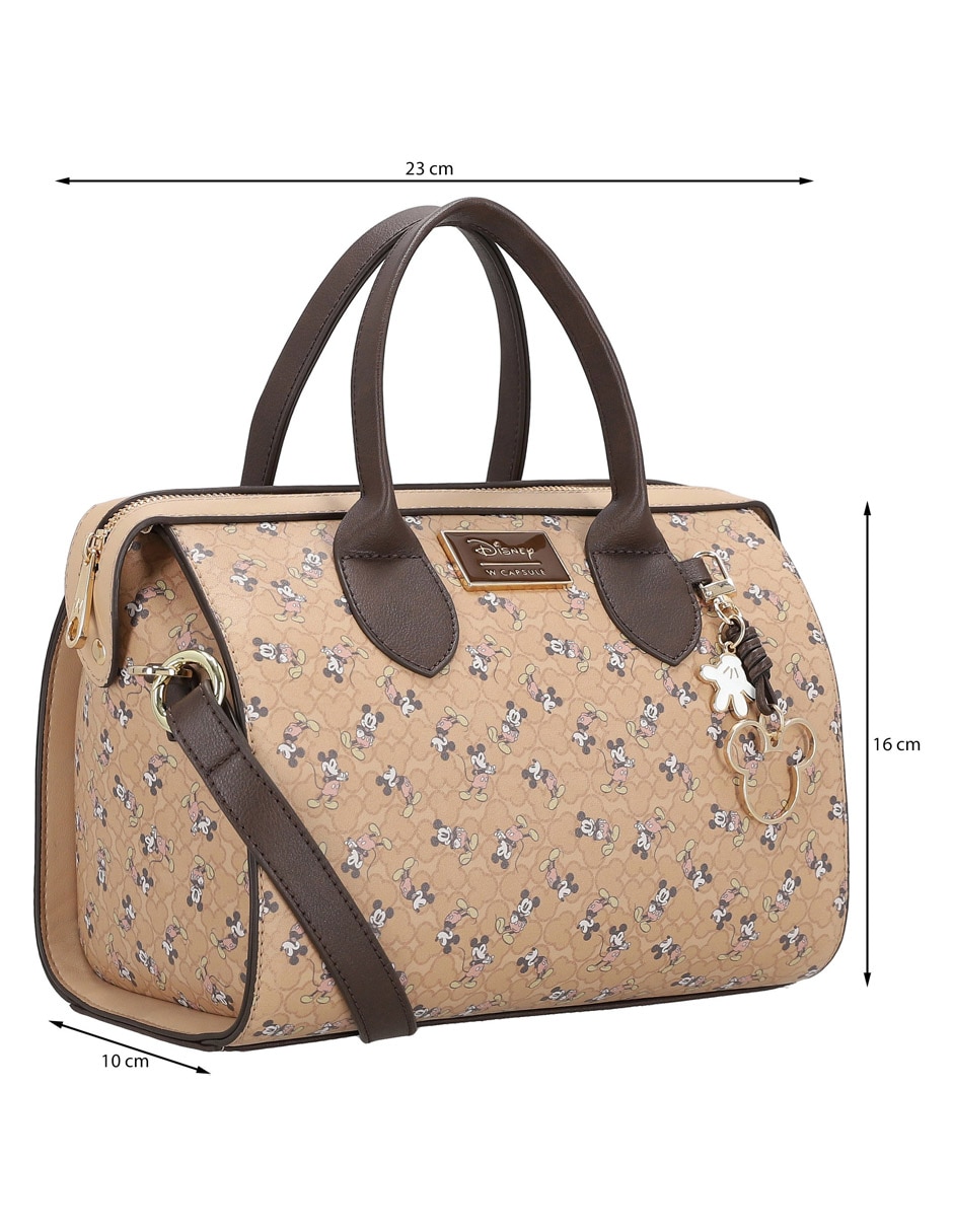 Bolsa satchel W Capsule Ishoda Mickey Mouse para mujer