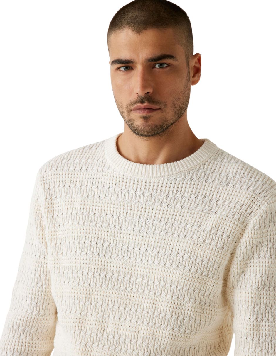 Suéter guess cuello redondo para hombre