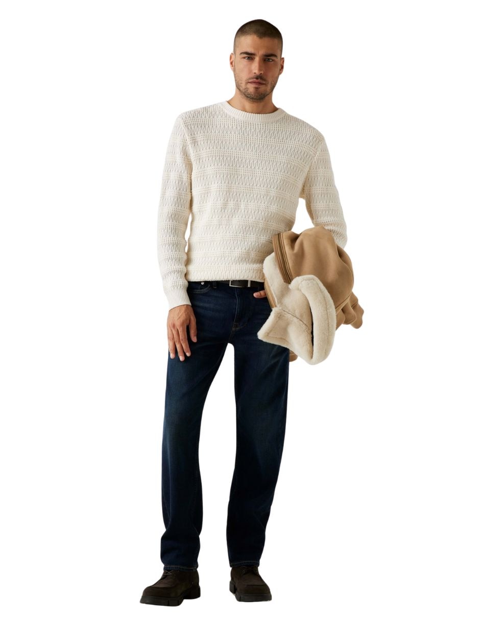 Suéter guess cuello redondo para hombre