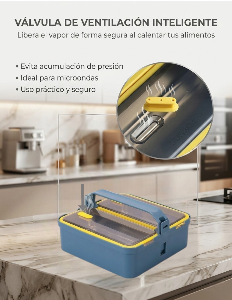 Tupper Cm-Top de acero con plástico