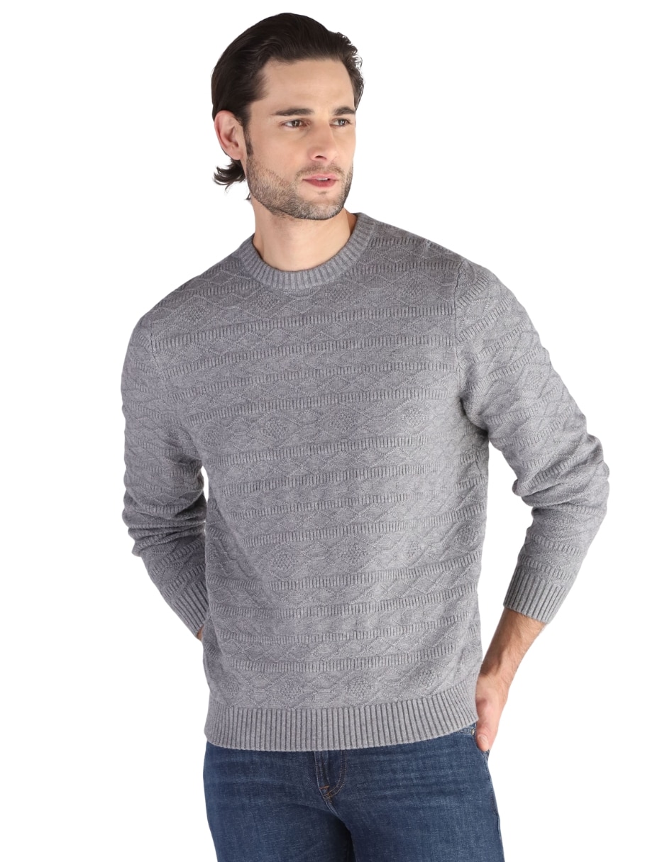 Suéter guess cuello redondo para hombre