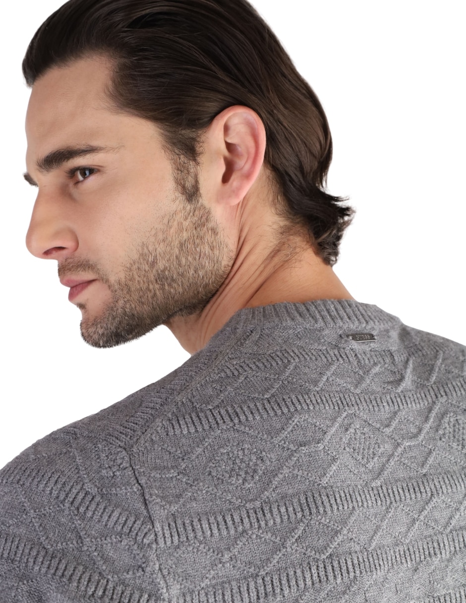 Suéter guess cuello redondo para hombre