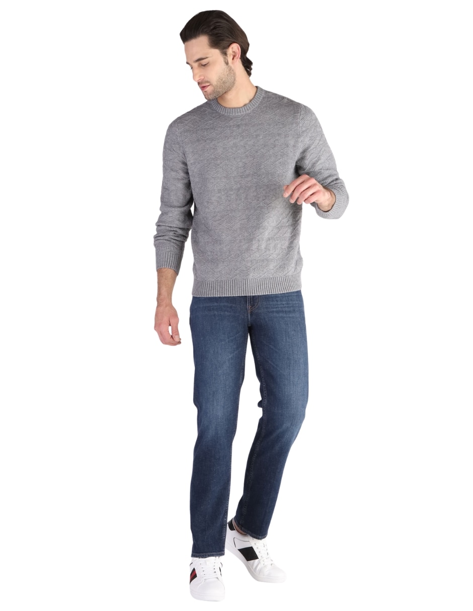 Suéter guess cuello redondo para hombre