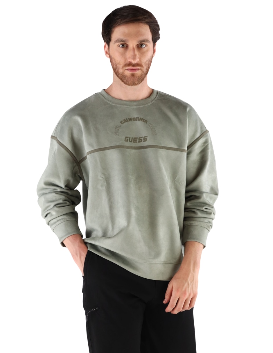 Suéter guess cuello redondo para hombre