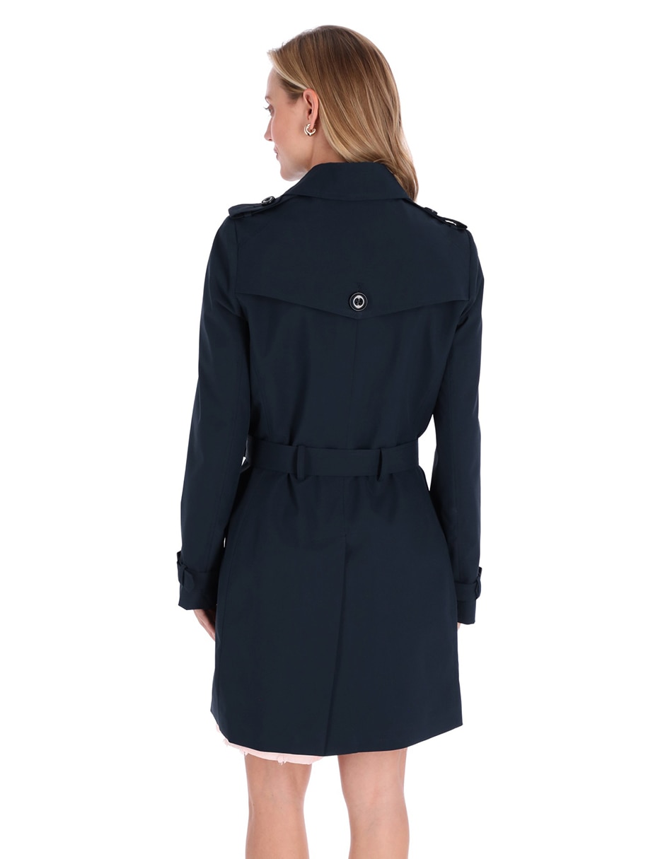 Gabardina impermeable con bolsillos Shyla para mujer