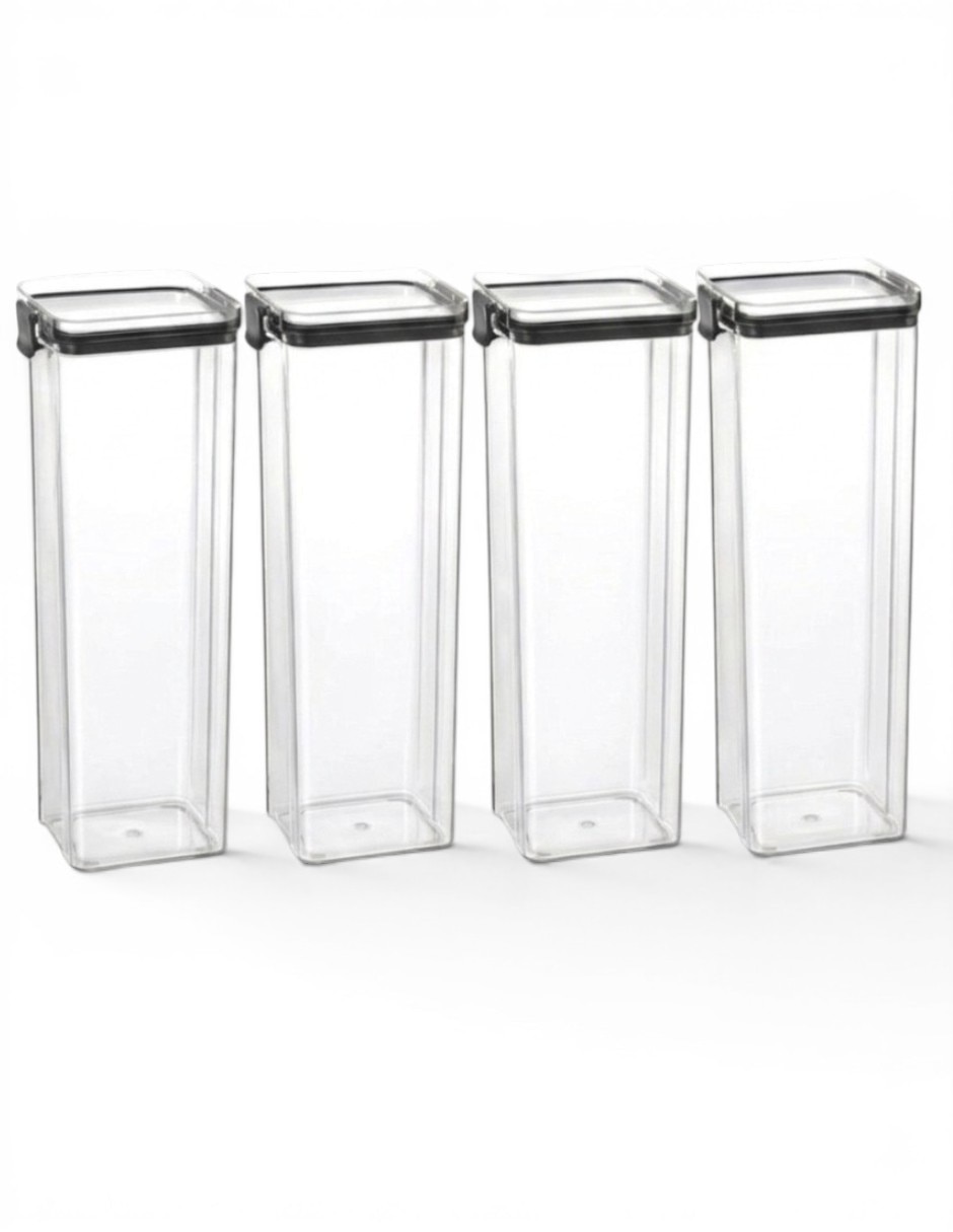 Kit de contenedores de plástico 4 piezas