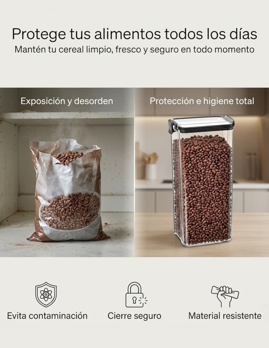 Kit de contenedores de plástico 2 piezas 6