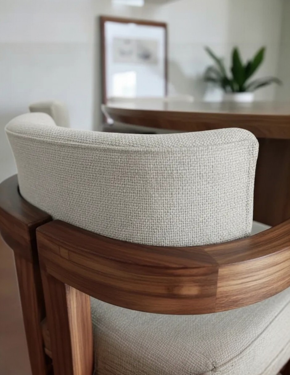 Set comedor Ansoal para 6 personas de madera