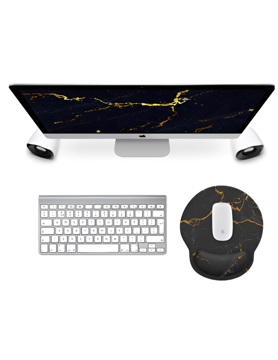 Mouse pad Xtellar con apoyo para muñeca antideslizante