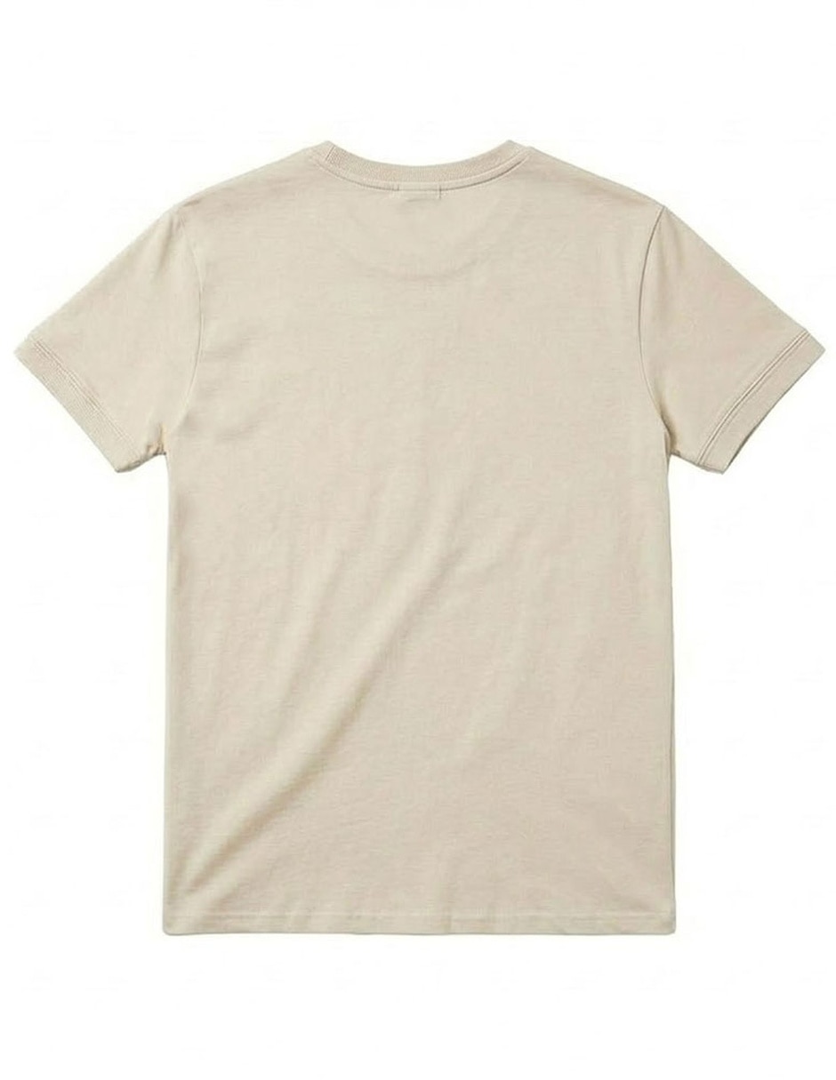 Playera john leopard heritage logo cuello redondo para hombre