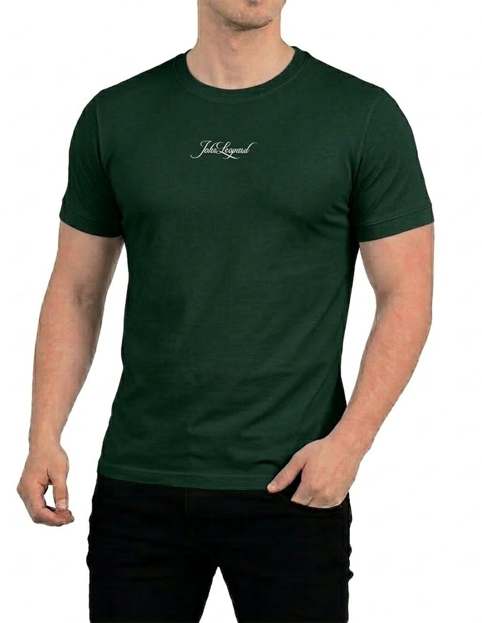 Playera heritage logo cuello redondo para hombre 1