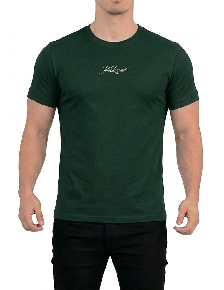Playera heritage logo cuello redondo para hombre 2