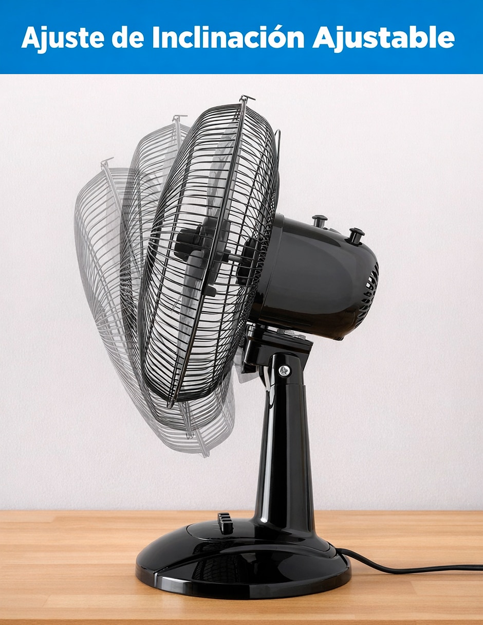 Ventilador de mesa MAINSTAYS No 3 velocidades