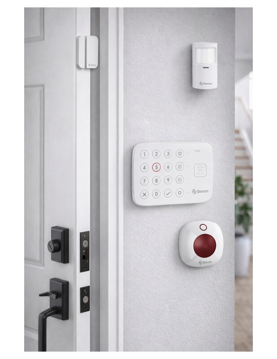 Set de alarma de seguridad de puerta y ventana Steren modelo SHOME-2400