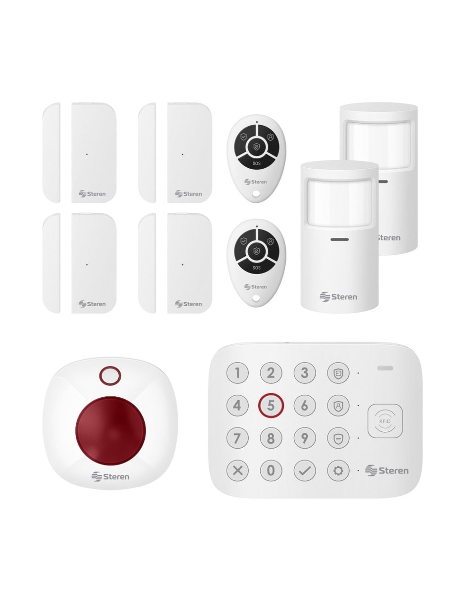 Set de alarma de seguridad de puerta y ventana modelo SHOME-2400