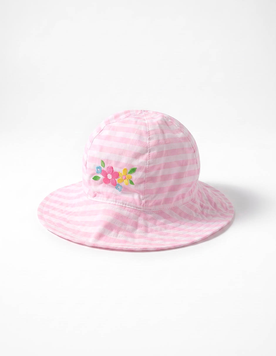 Gorro bucket para bebé niña 3