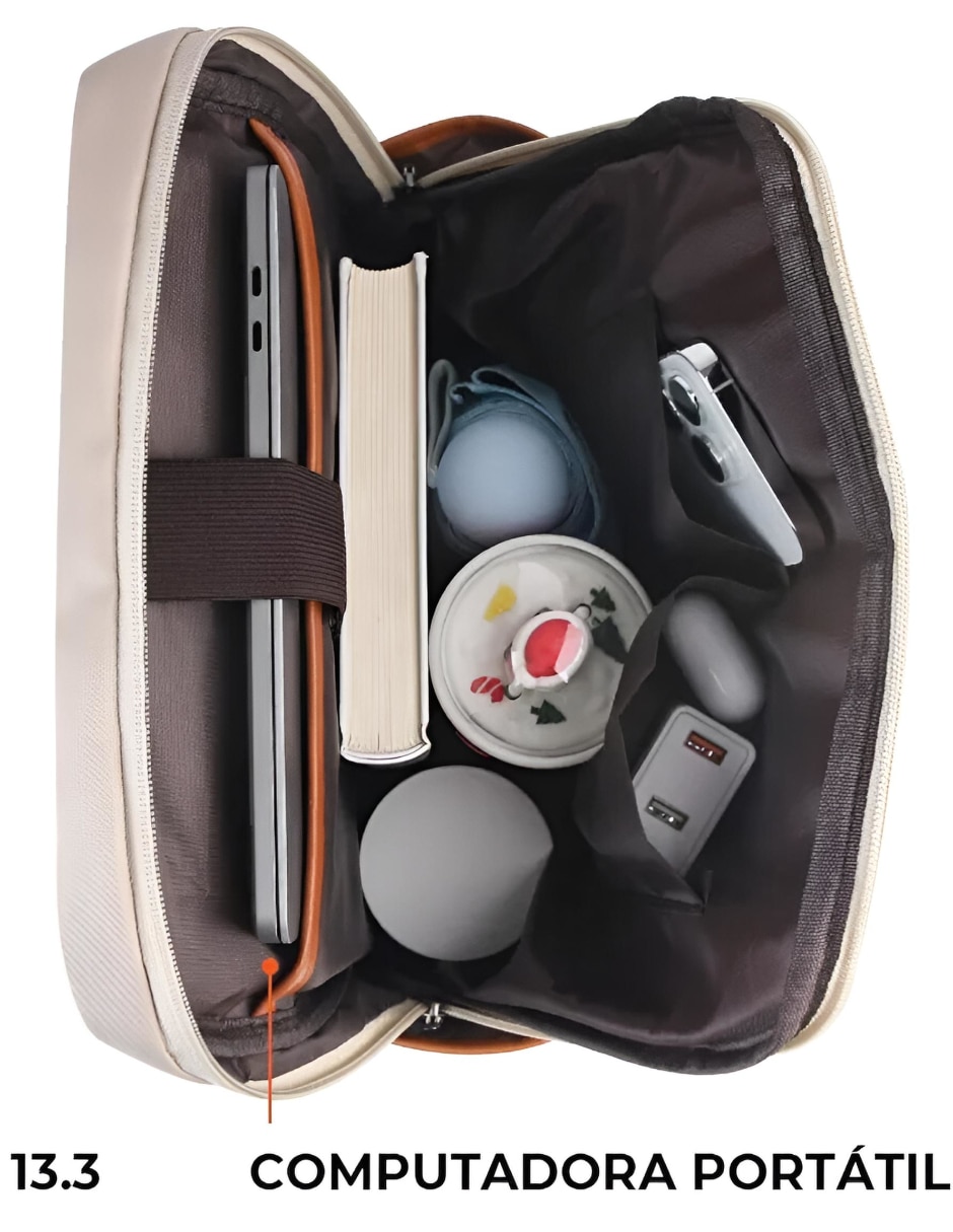 Mochila con portalaptop impermeable unisex 3
