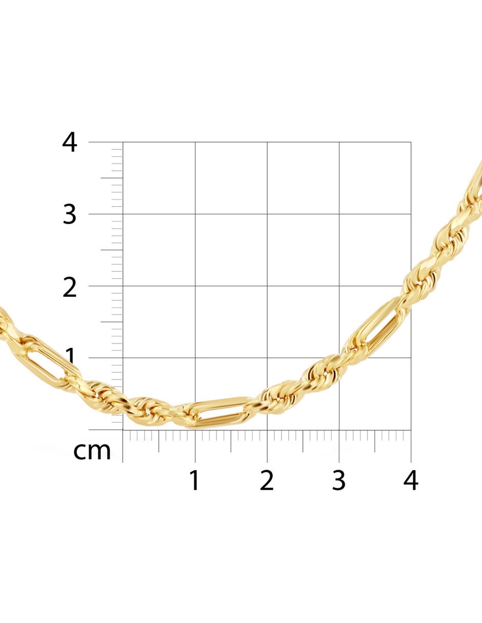 Cadena de eslabones de oro amarillo 14 K 2