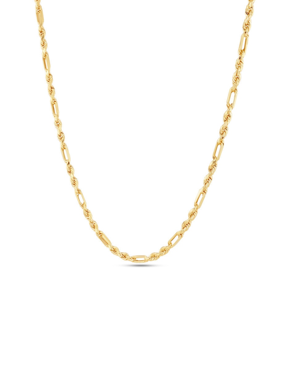 Cadena de eslabones de oro amarillo 14 K