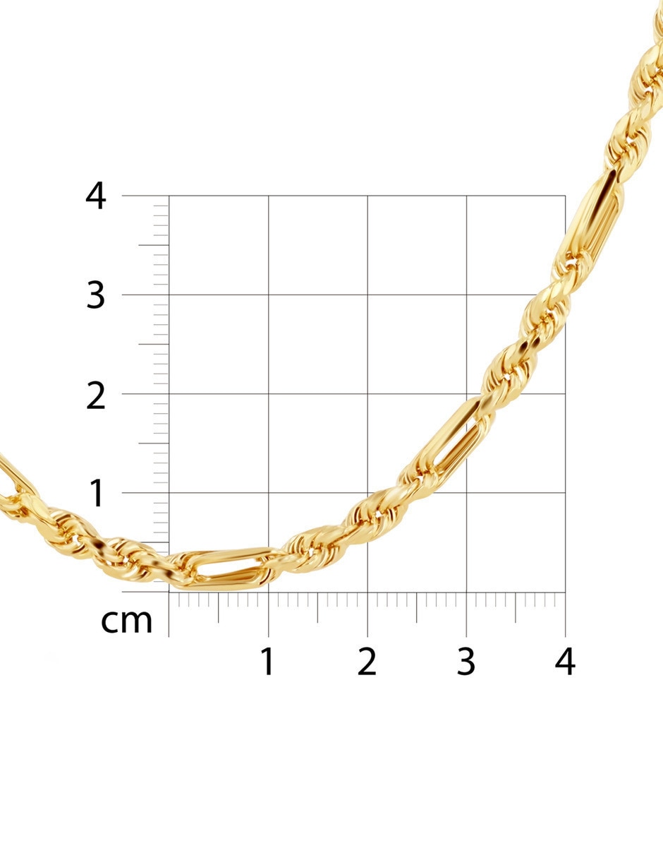Cadena de eslabones de oro amarillo 14 K 2