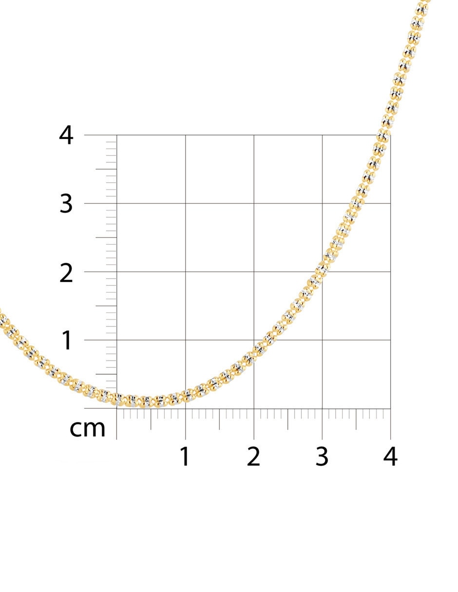 Cadena de eslabones de oro amarillo 14 K 2