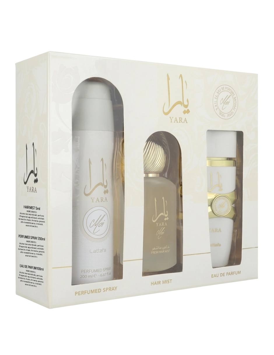 Kit Eau de parfum Lattafa Yara Moi para mujer