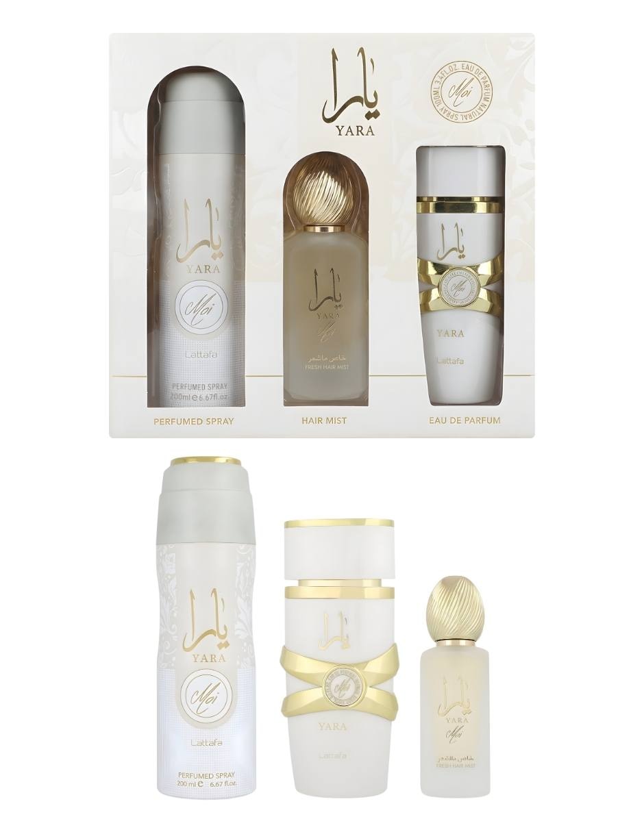 Kit Eau de parfum Lattafa Yara Moi para mujer