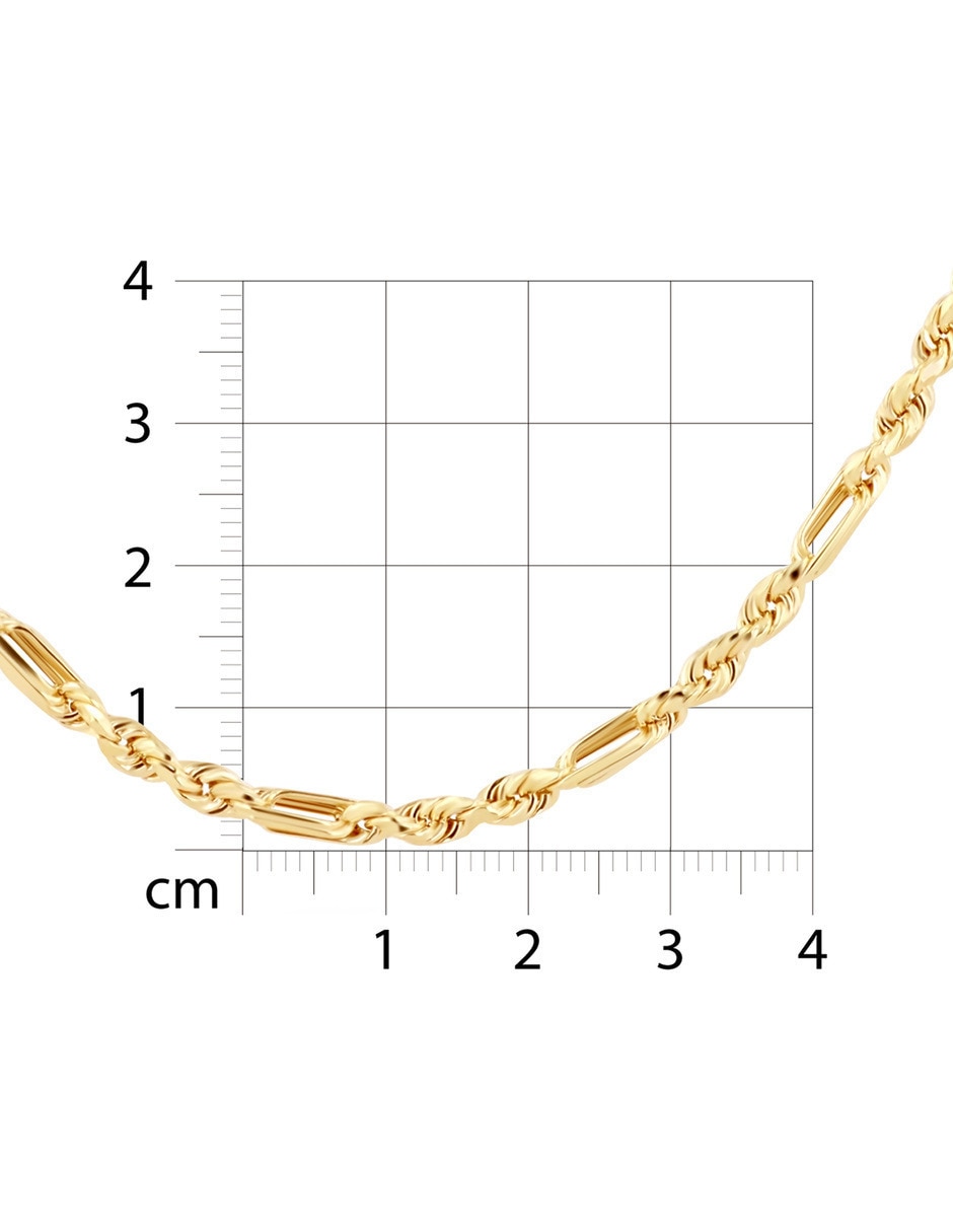 Cadena de eslabones de oro amarillo 14 K 2