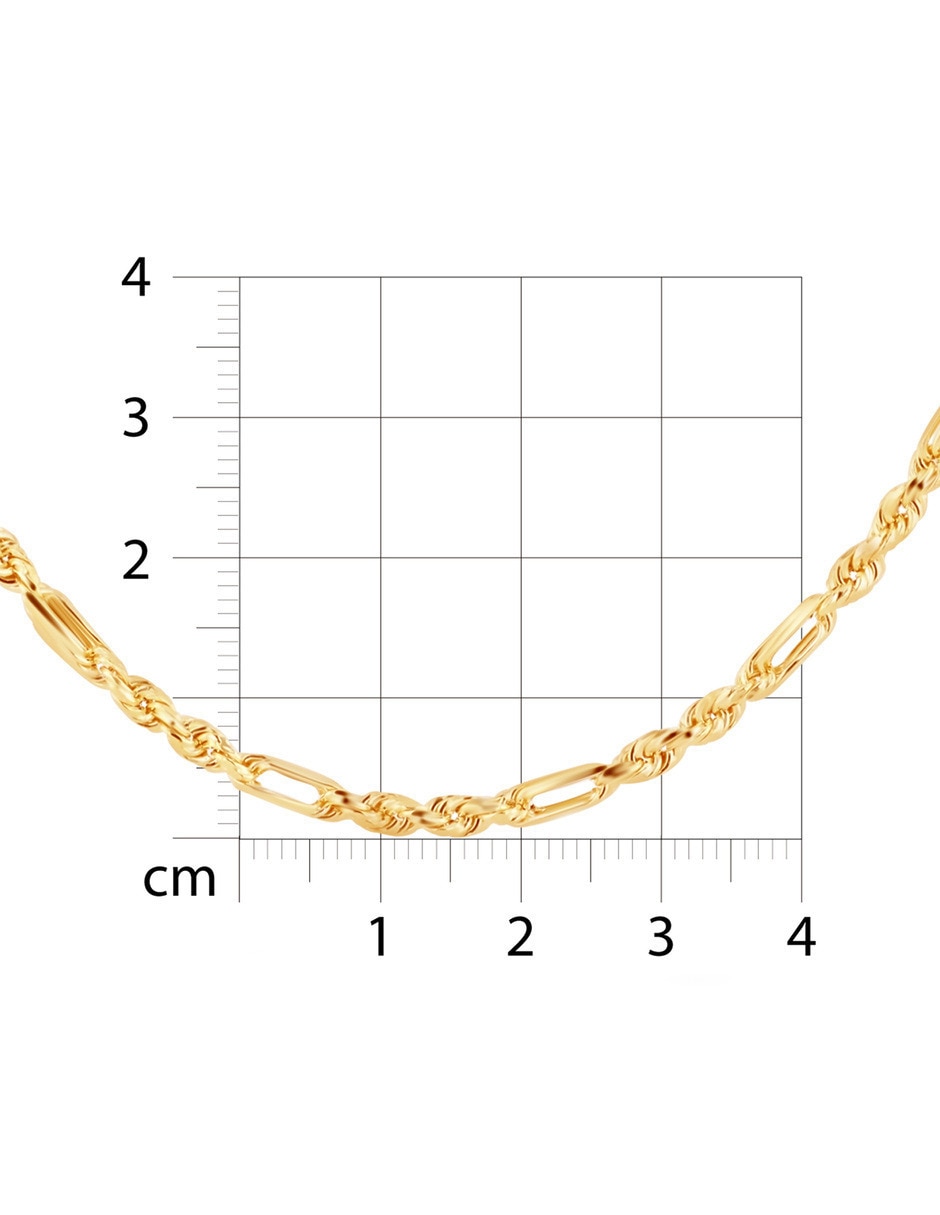 Cadena de eslabones de oro amarillo 14 K 2